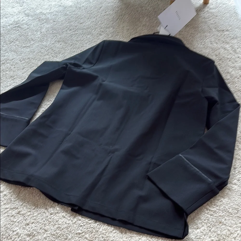 NWT SLEEPER Off The Duty piped crepe pajama shirt - Picture 8 of 8